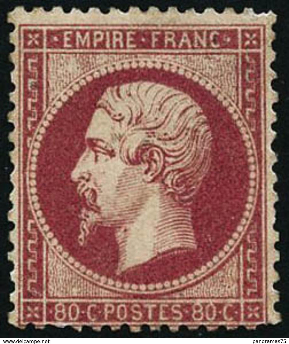 * N°24 80c Rose - TB - 1862 Napoléon III.