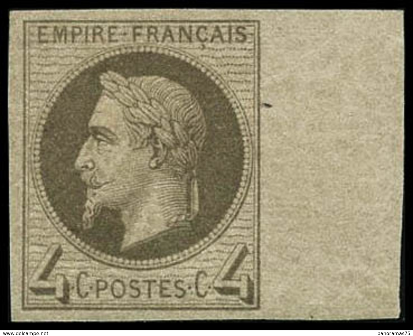 * N°27f 4c Gris, Rotschild BDF, Infime Trace De Charnière - TB - 1863-1870 Napoleon III With Laurels