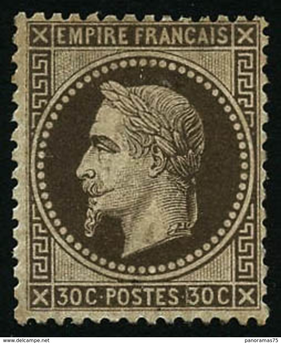 * N°30 30c Brun, Signé JF Brun - TB - 1863-1870 Napoléon III Con Laureles