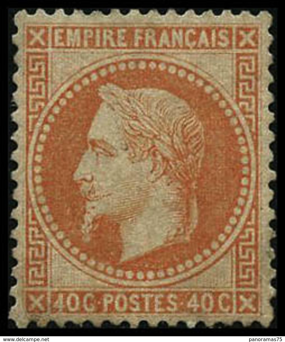 ** N°31 40c Orange, Luxe  - TB - 1863-1870 Napoléon III Con Laureles