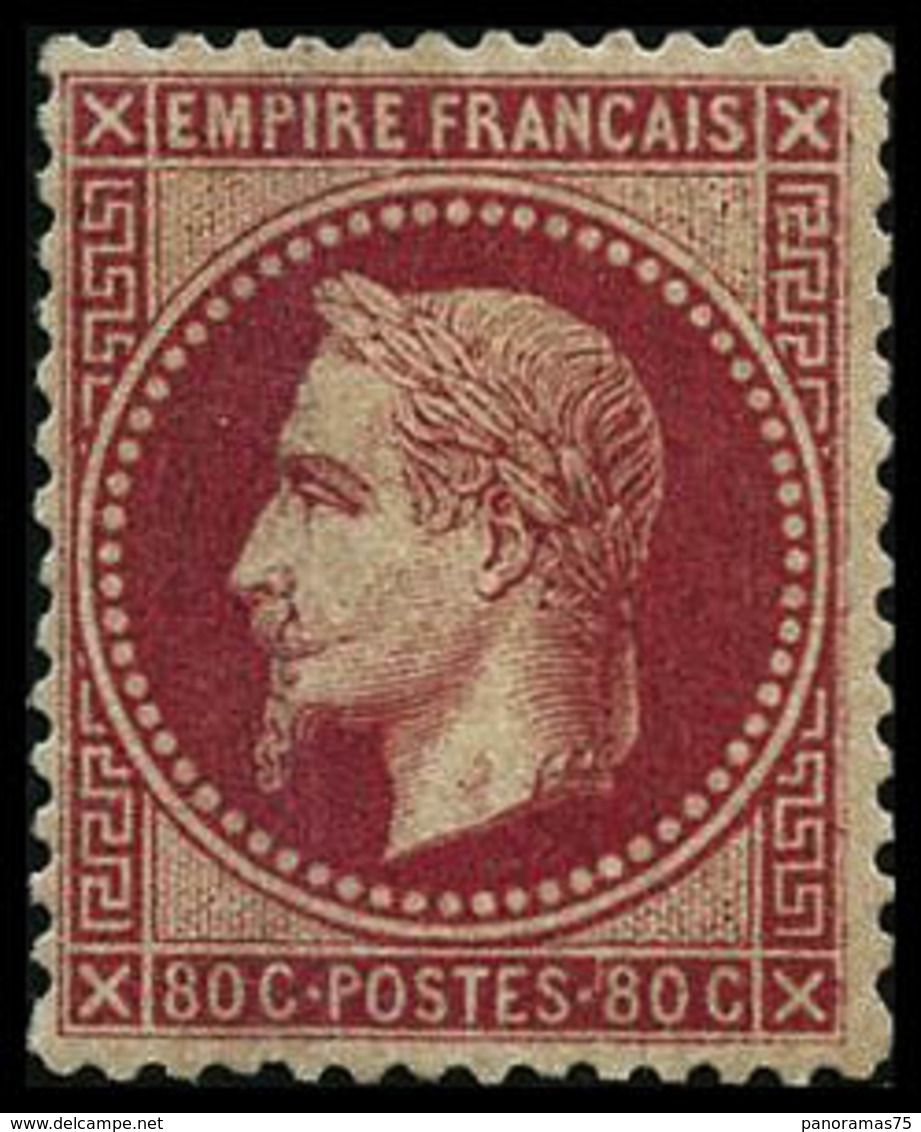 ** N°32 80c Rose, Signé JF Brun - TB - 1863-1870 Napoleon III With Laurels