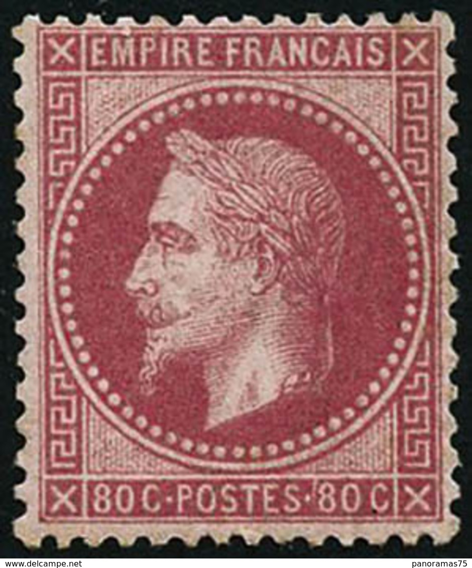 ** N°32 80c Rose, Signé Calves - TB - 1863-1870 Napoleon III With Laurels