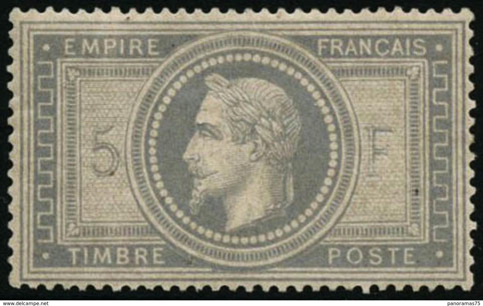 ** N°33 5F Empire, Signé Calves - TB - 1863-1870 Napoleon III With Laurels