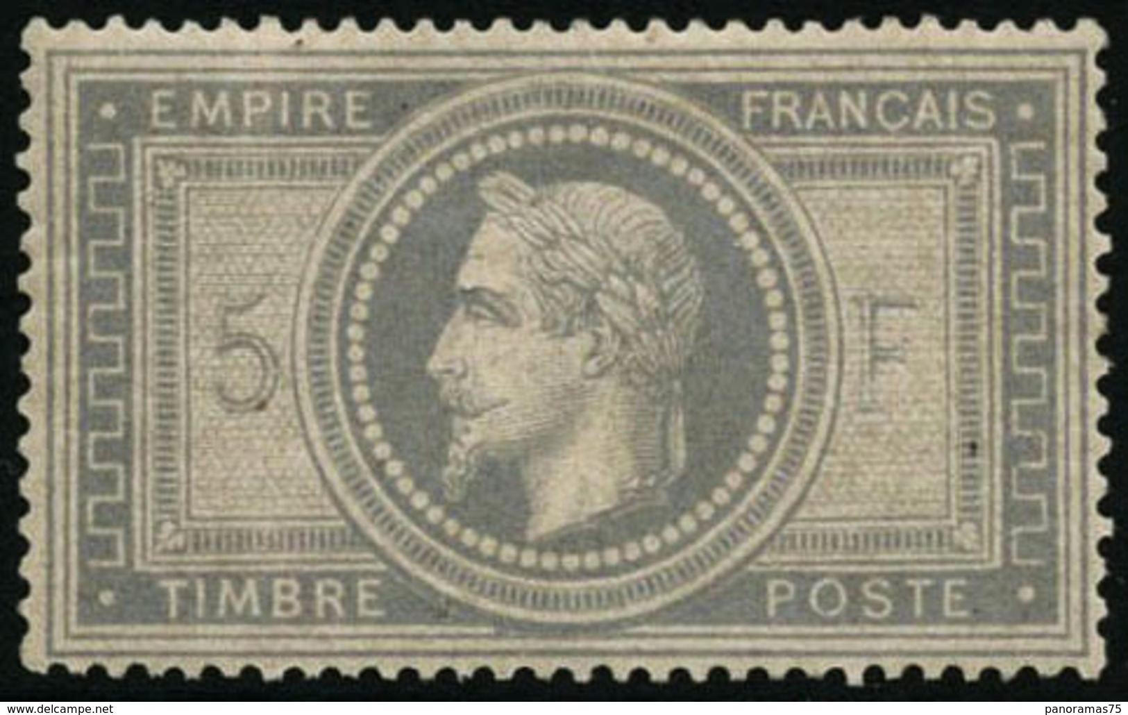 ** N°33 5F Empire, Signé Calves - TB - 1863-1870 Napoléon III Con Laureles