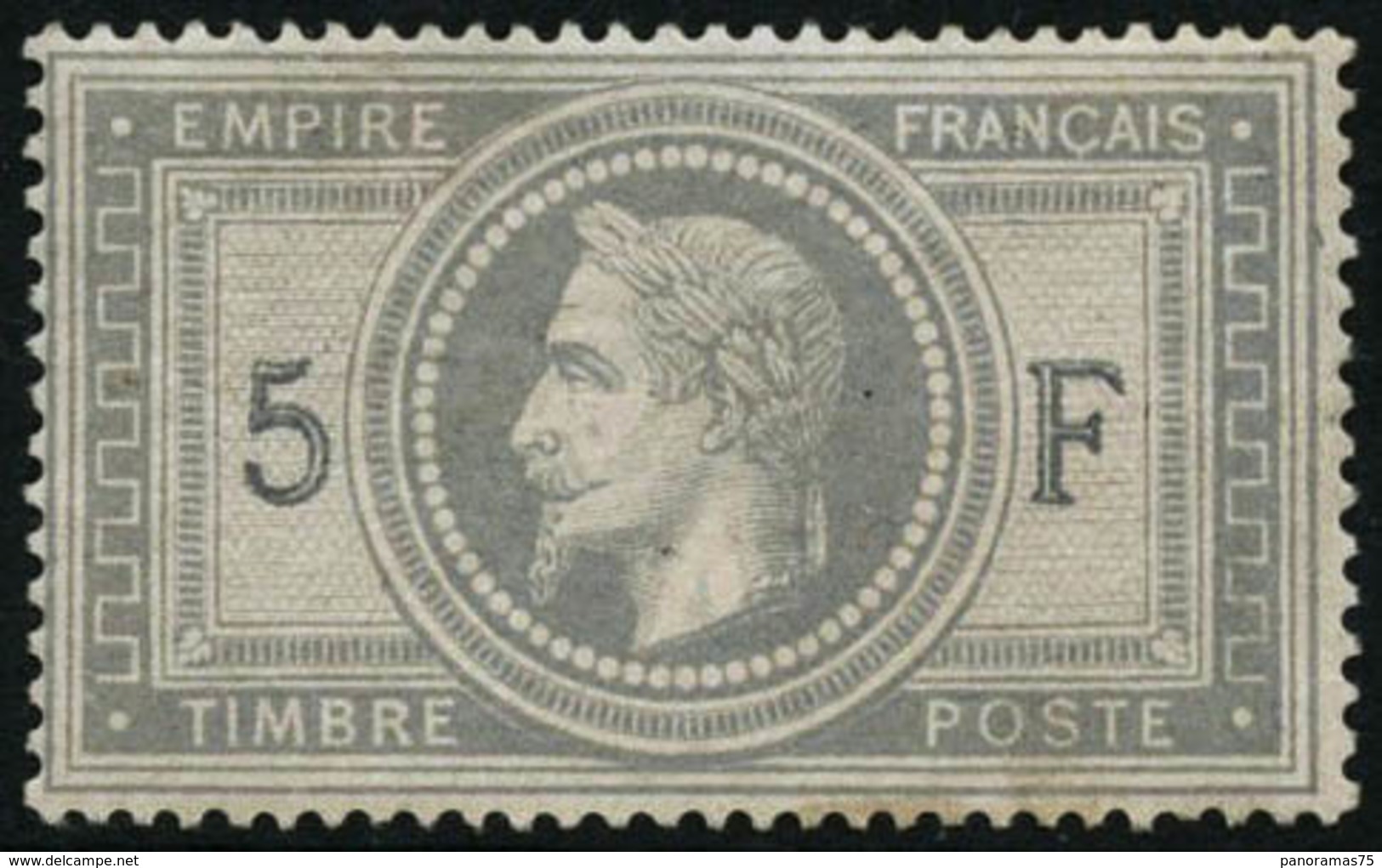 * N°33 5F Empire, Fraicheur Postale, Signé Calves - TB - 1863-1870 Napoléon III Con Laureles