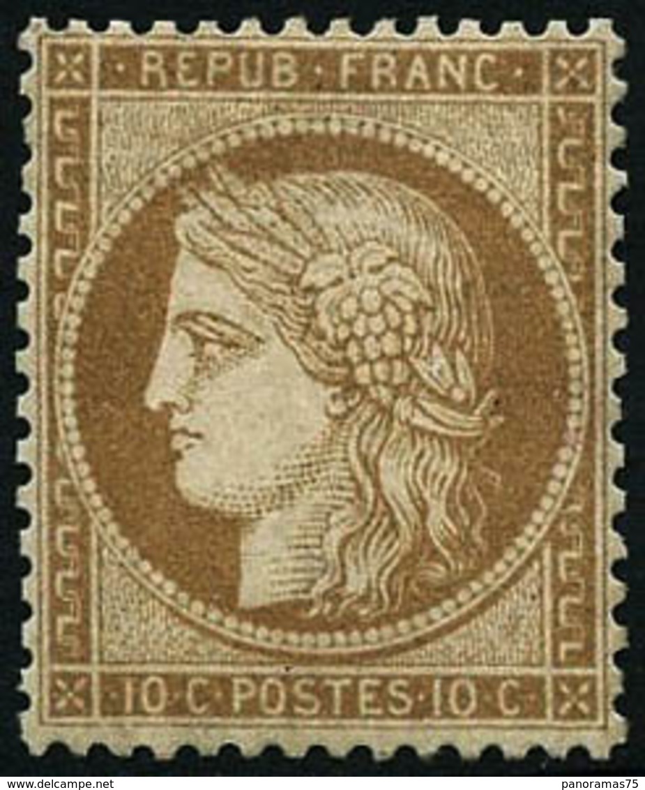 ** N°36 10c Bistre-jaune - TB - 1870 Asedio De Paris