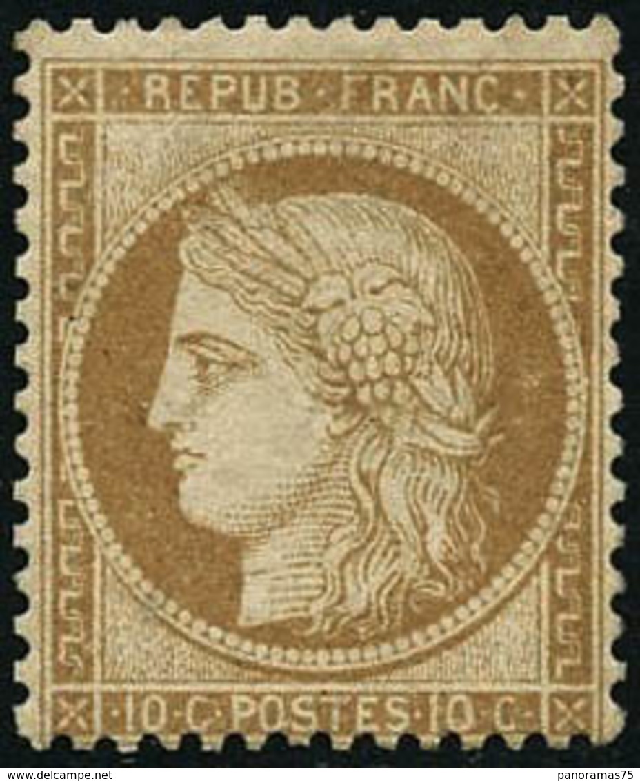 ** N°36 10c Bistre - TB - 1870 Beleg Van Parijs