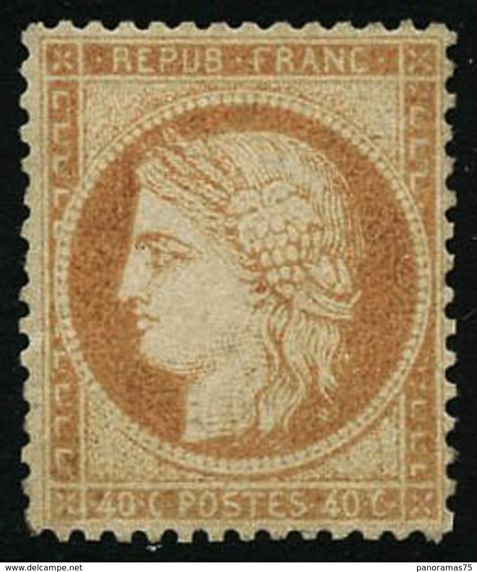 * N°38b 40c Orange Clair, Quasi SC - TB - 1870 Belagerung Von Paris