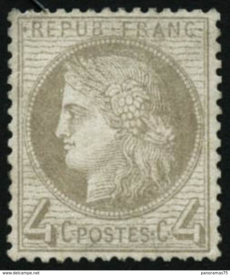 ** N°52 4c Gris , Signé Calves Et Brun - TB - 1871-1875 Ceres