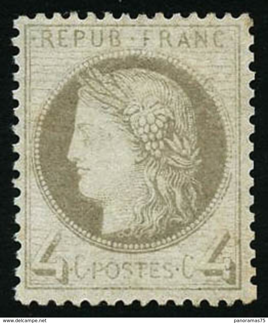 * N°52 4c Gris, Très Bien Centré - TB - 1871-1875 Ceres