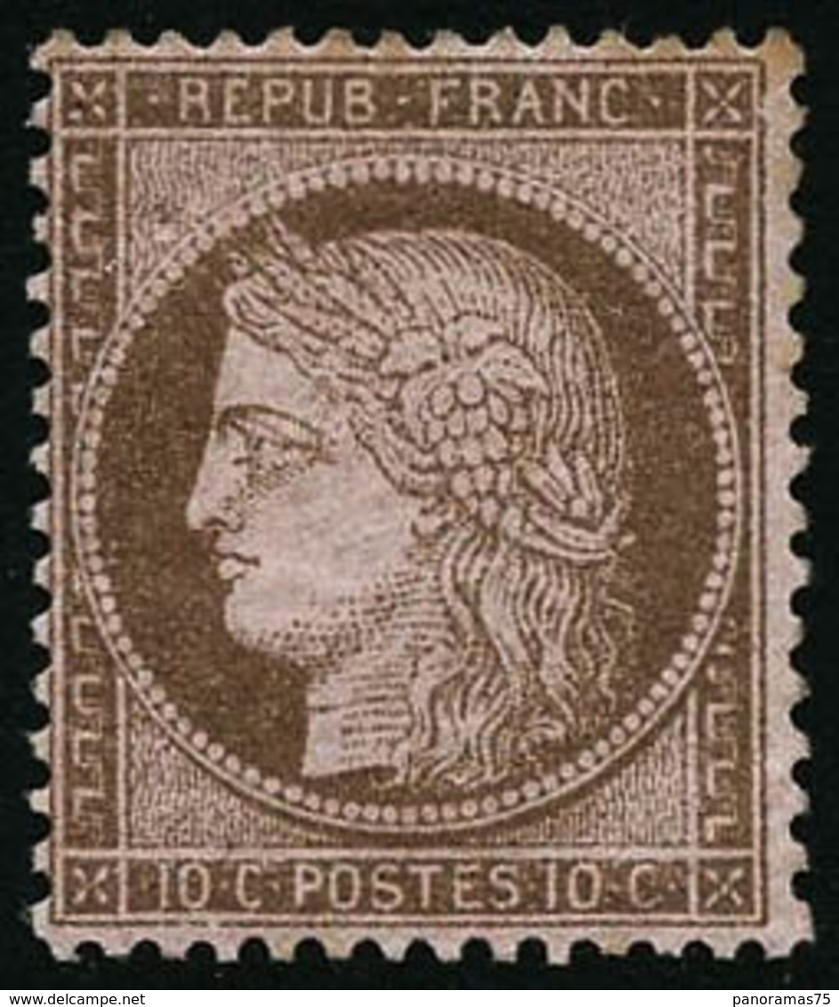 * N°58 10c Brun S/rose - TB - 1871-1875 Ceres