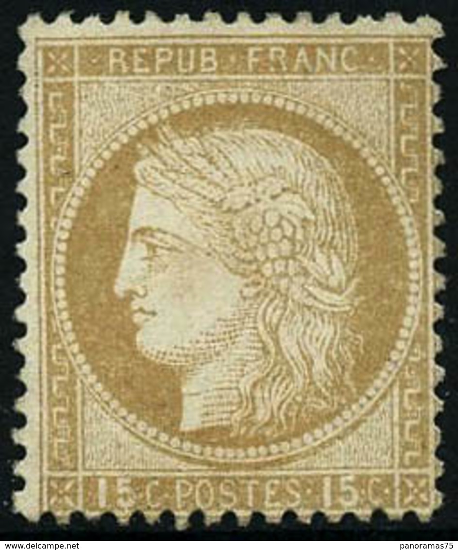 ** N°59 15c Bistre - TB - 1871-1875 Ceres