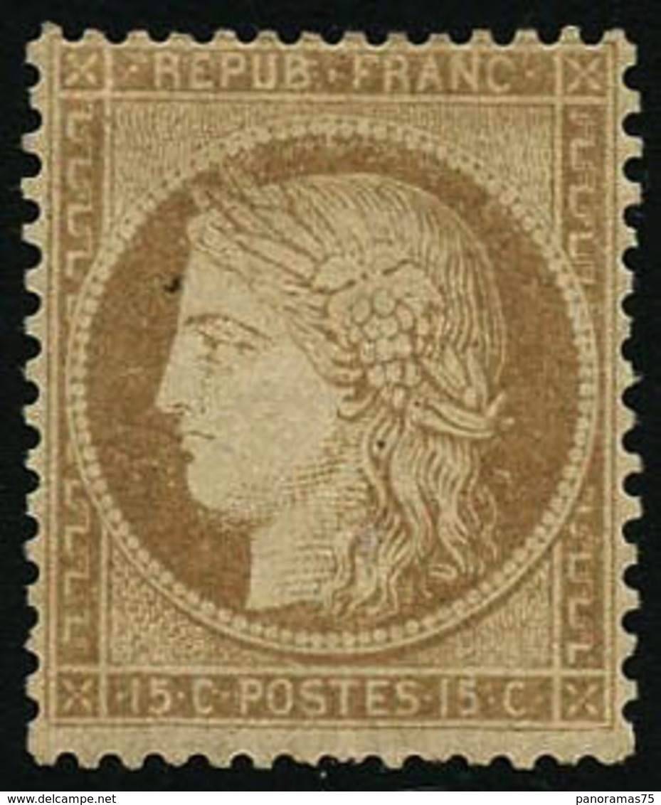 * N°59 15c Bistre, Signé Calves - TB - 1871-1875 Ceres