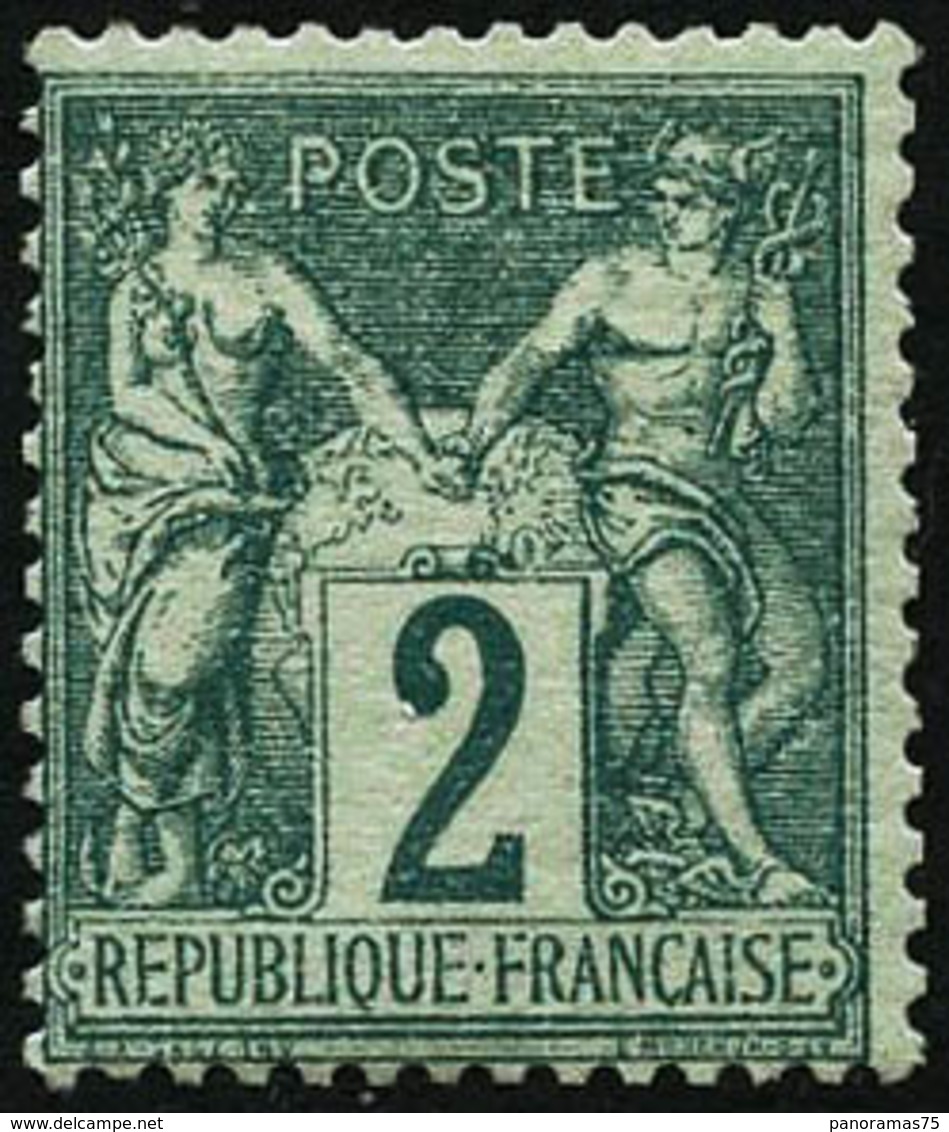 ** N°62 2c Vert - TB - 1876-1878 Sage (Typ I)