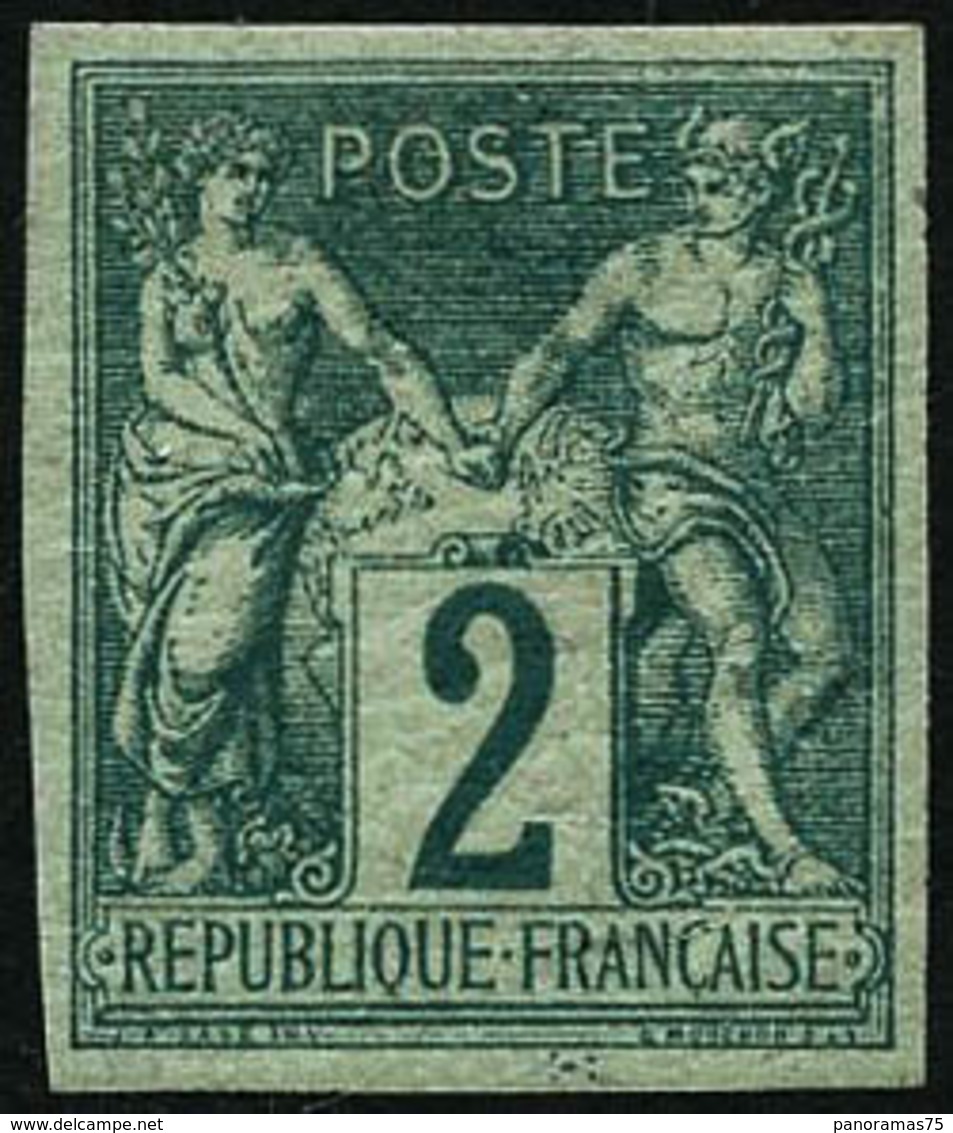 ** N°62a 2c Vert ND - TB - 1876-1878 Sage (Typ I)