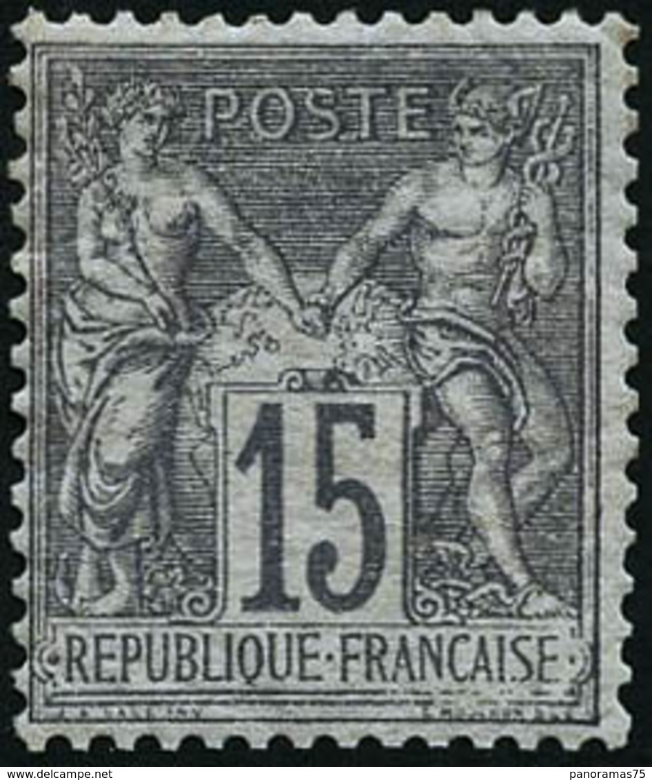 ** N°66 15c Gris - TB - 1876-1878 Sage (Typ I)