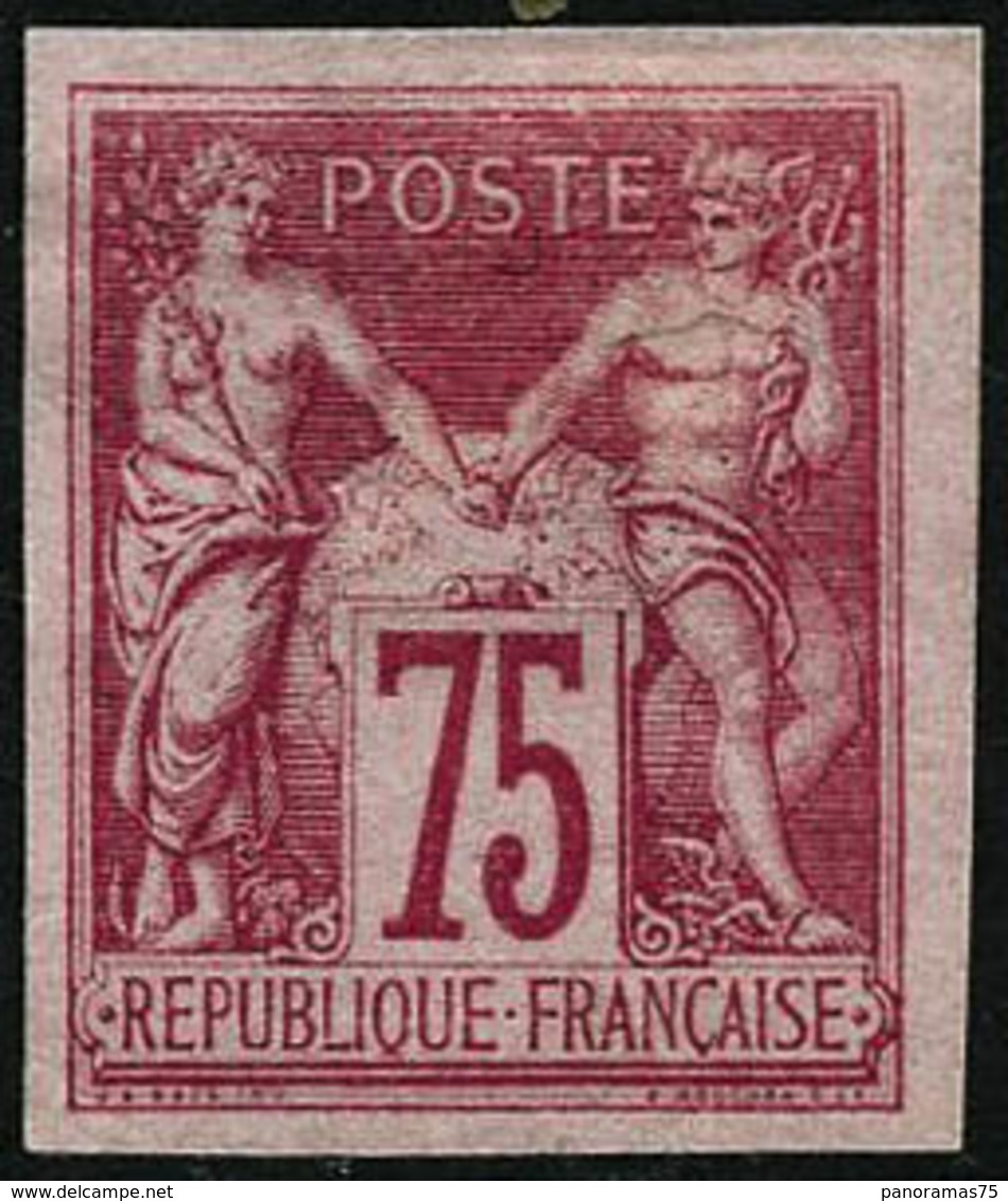 (*) N°81c 75c Rose Vif, Granet - TB - 1876-1898 Sage (Type II)