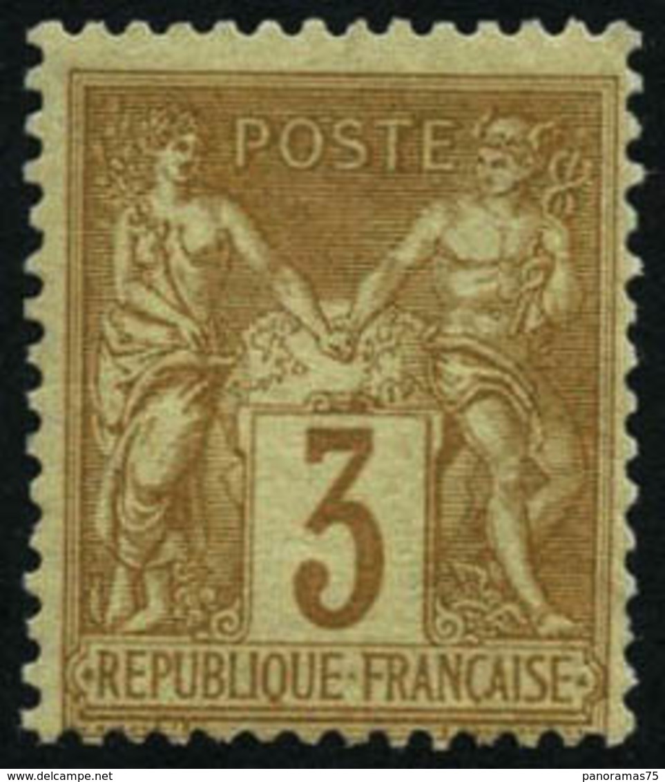 ** N°86 3c Bistre Jaune - TB - 1876-1898 Sage (Type II)