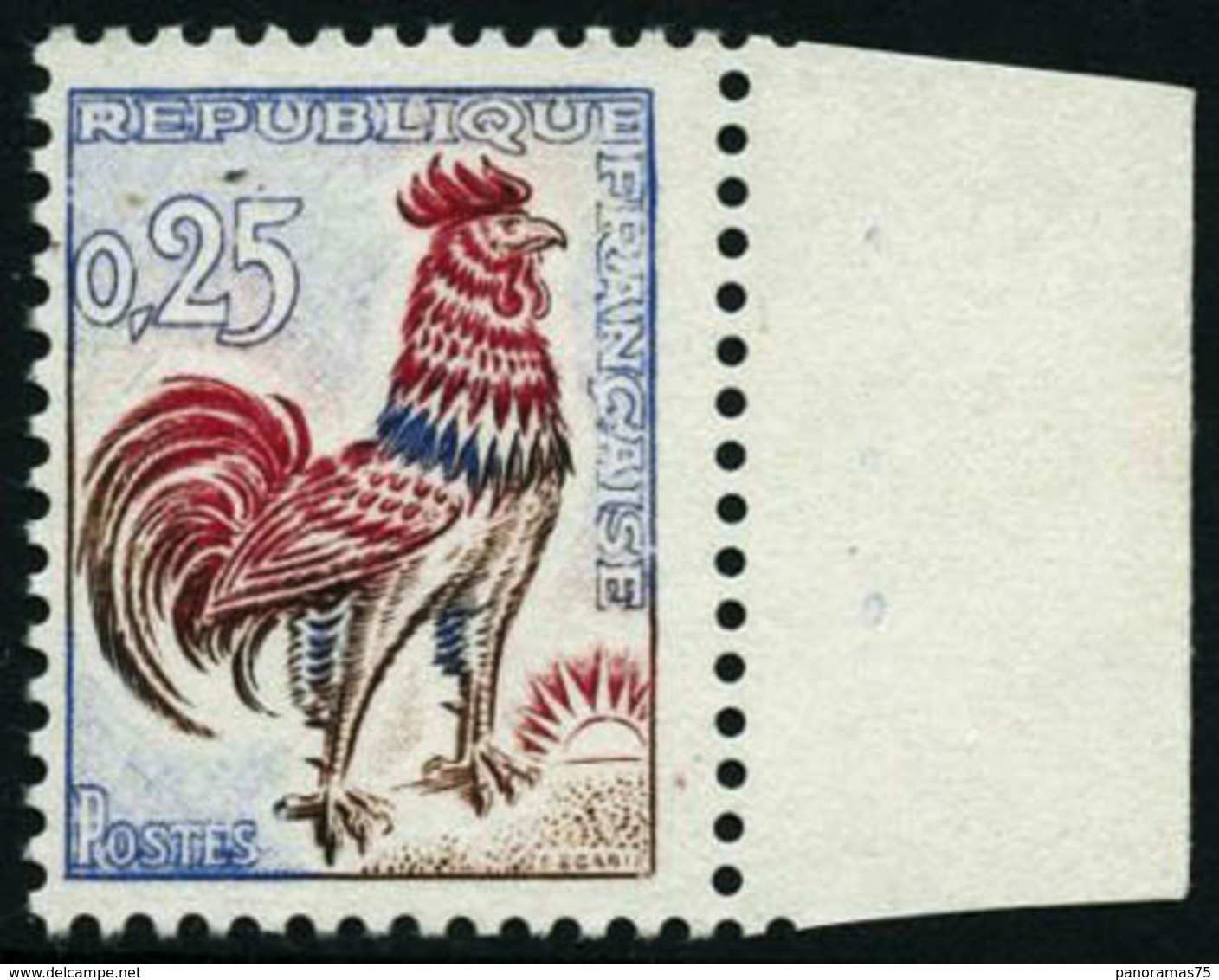 ** N°1331d 25c Coq Fluo - TB - Other & Unclassified