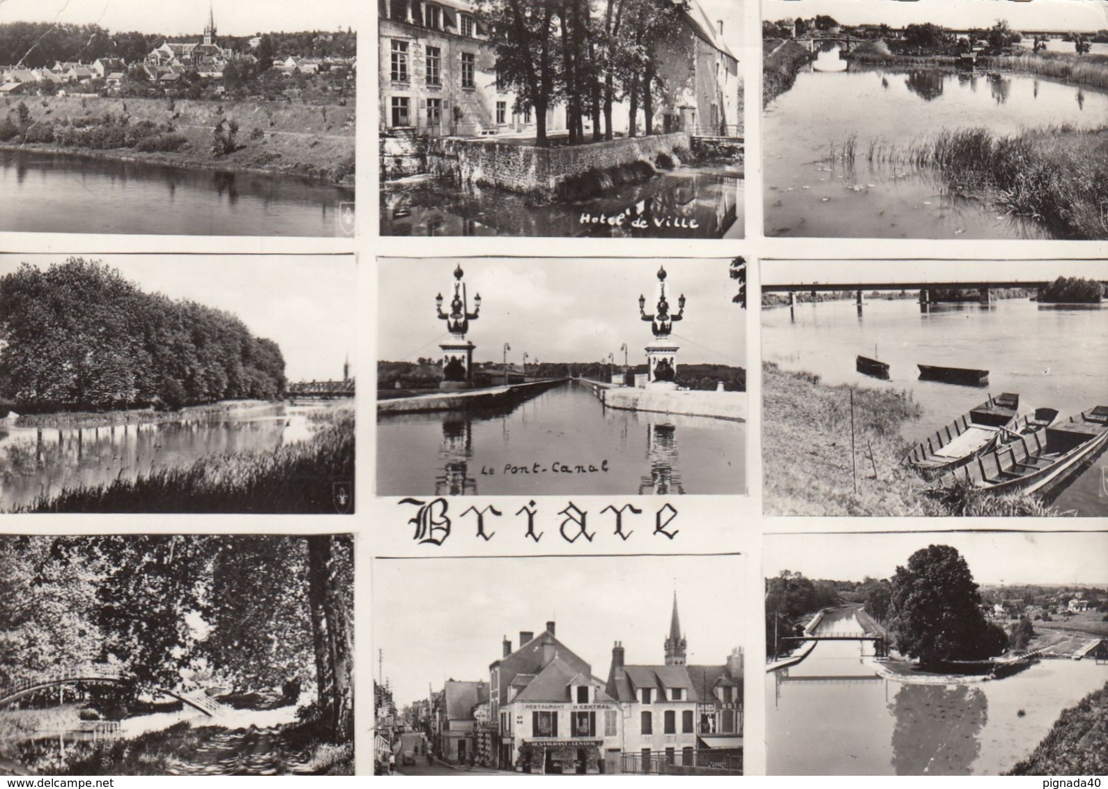 Cp , 45 , BRIARE , Multi-Vues - Briare