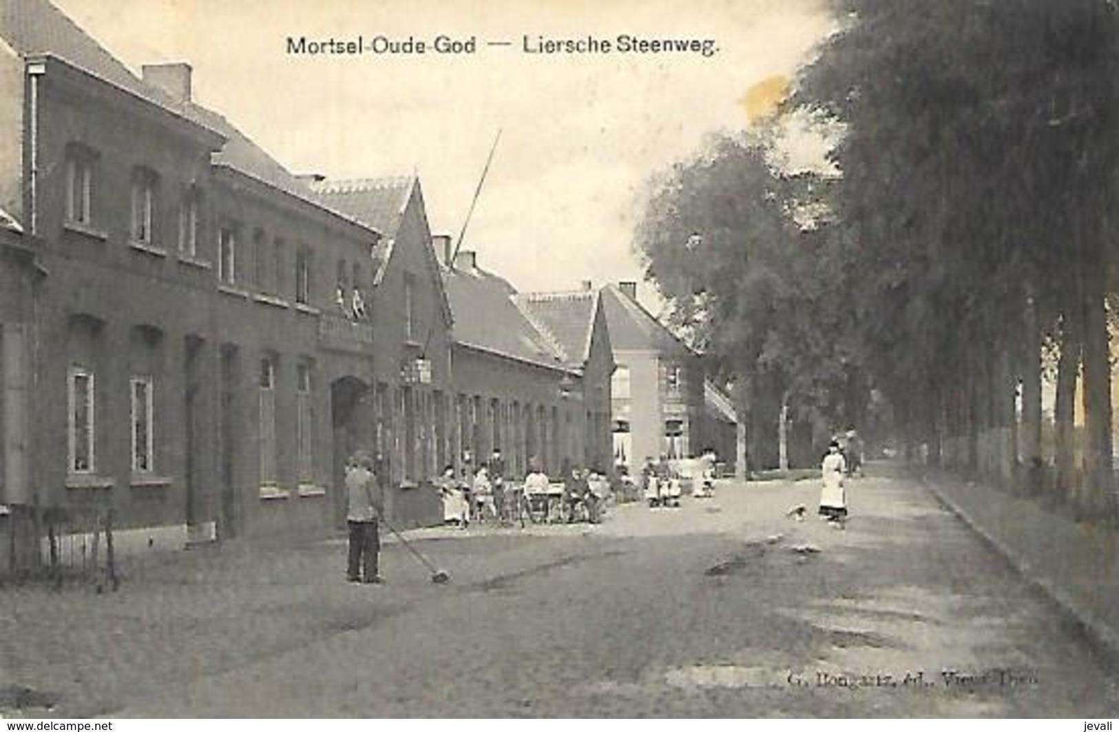 CPA / AK / PK   -  MORTSEL - Oude-God    Liersche Steenweg - Mortsel