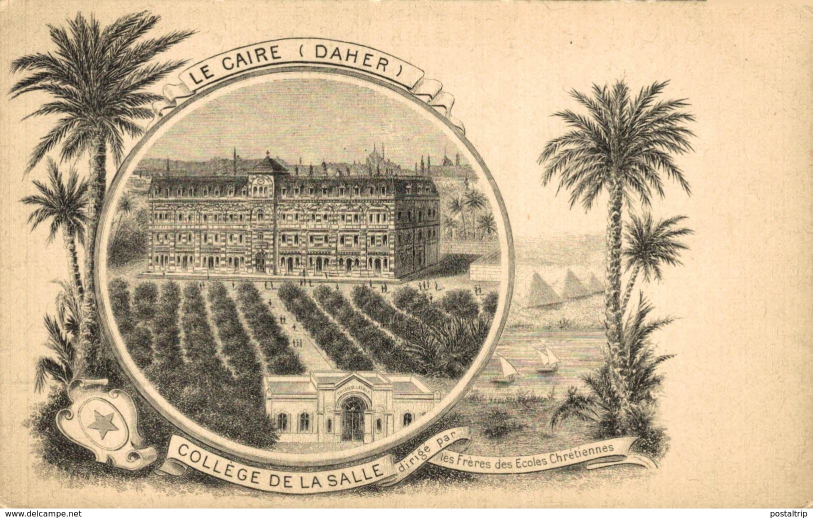 Le Caire Daher College De La Salle Dirigé Par Les Freres Des Ecoles Chretiennes  Egypt EGYPTE - EGYPT - El Cairo