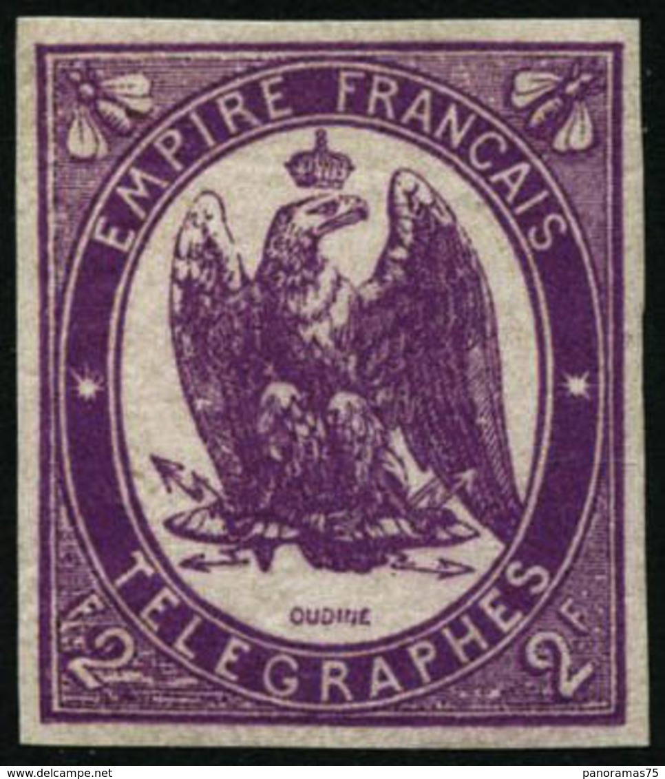 ** N°4 2F Violet - TB - Telegraph And Telephone