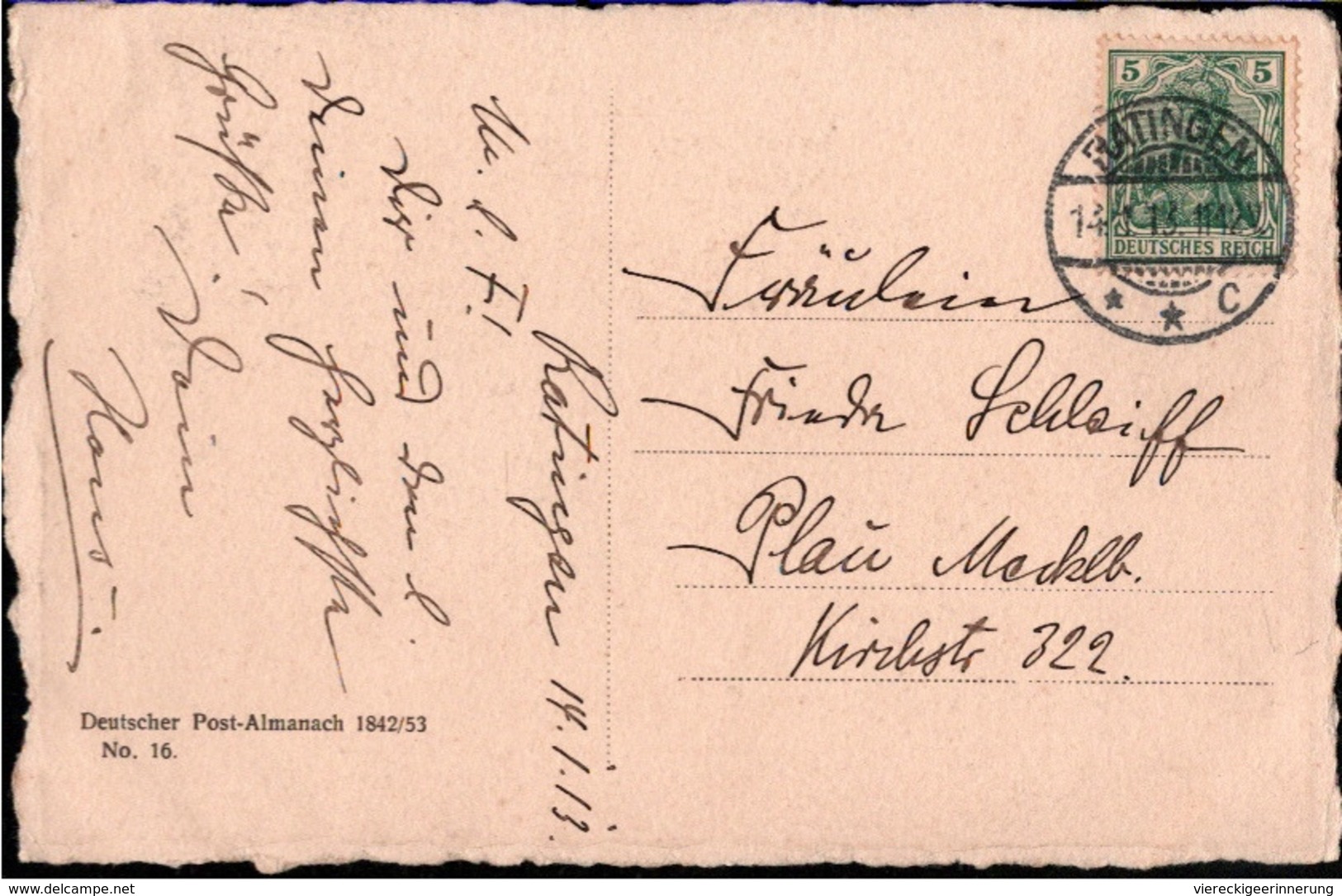 ! Ansichtskarte Büttenpapier Kurhessischer Postillion, Hessen - Post & Briefboten