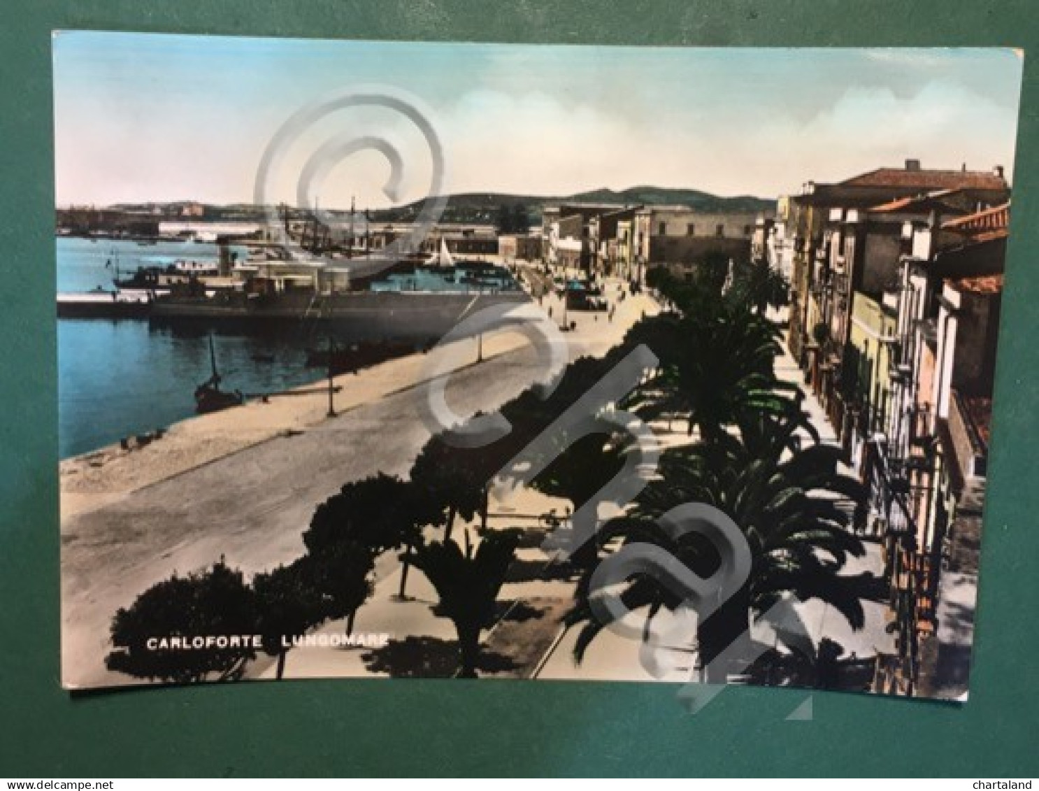 Cartolina Carloforte - Lungomare - 1954 Ca. - Cagliari