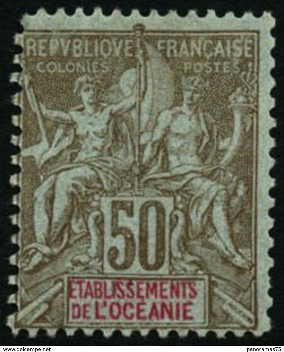 ** N°20 50c Bistre S/azur - TB - Other & Unclassified