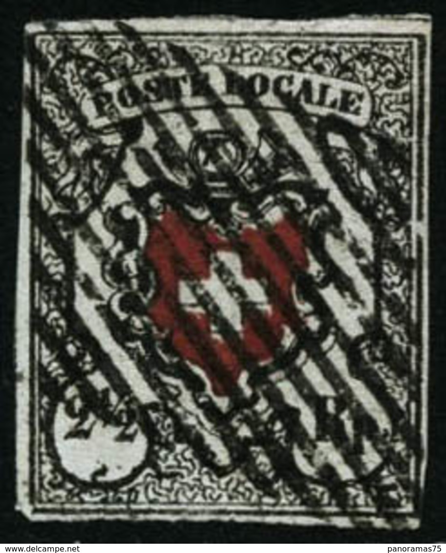 Oblit. N°16 2 1/2 R Noir Et Rouge - TB - Other & Unclassified