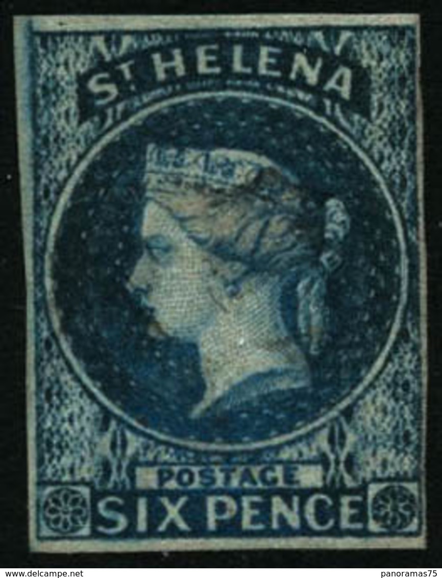 Oblit. N°1 6p Bleu - TB - St. Helena