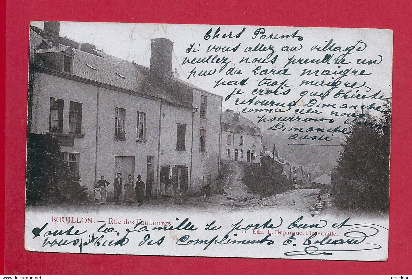 C.P. Bouillon = Rue  Des Faubourgs - Bouillon