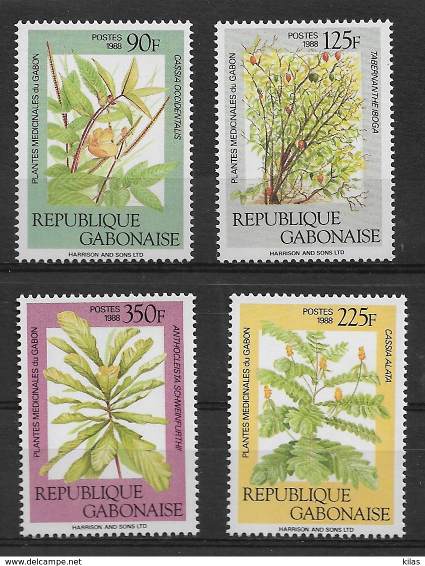 GABON 1988 Medicinal Plants MNH - Heilpflanzen