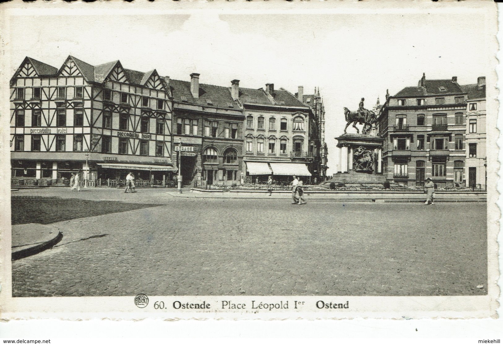 OOSTENDE-OSTENDE- PLACE LEOPOLD-HOTEL PICCADILLY-GARAGE CITROEN- - Oostende