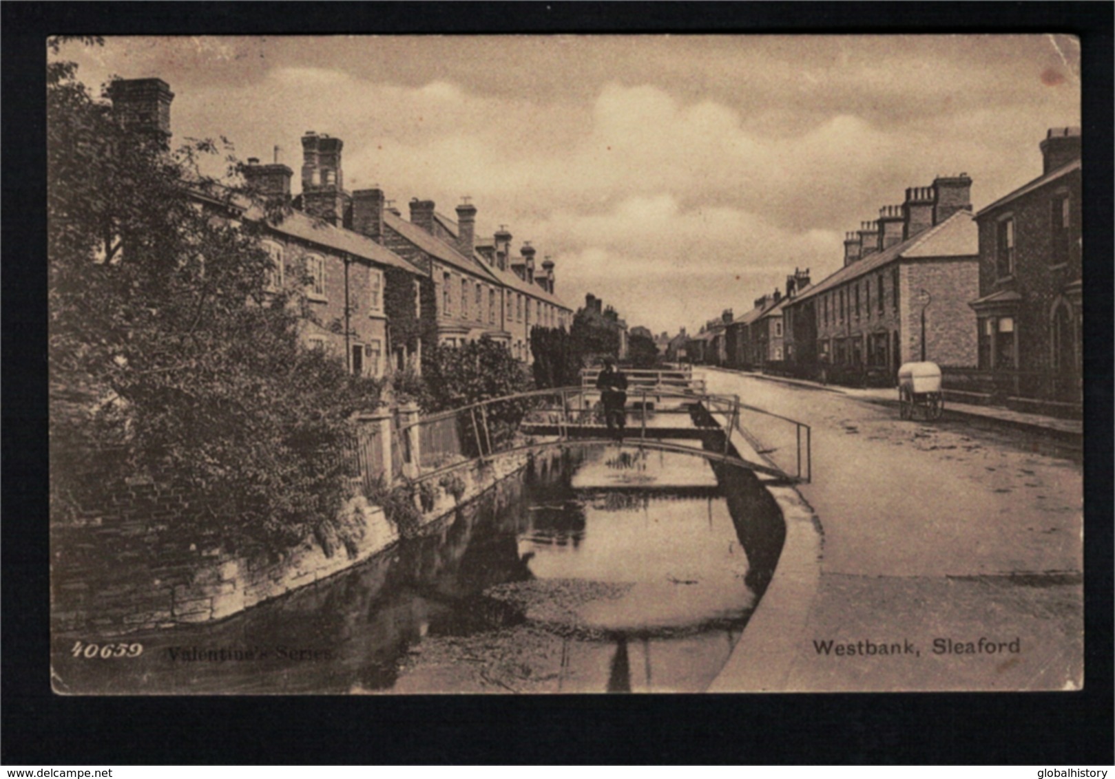 DE2644 - LINCOLNSHIRE - WESTBANK - SLEAFORD - STREET VIEW - Autres & Non Classés