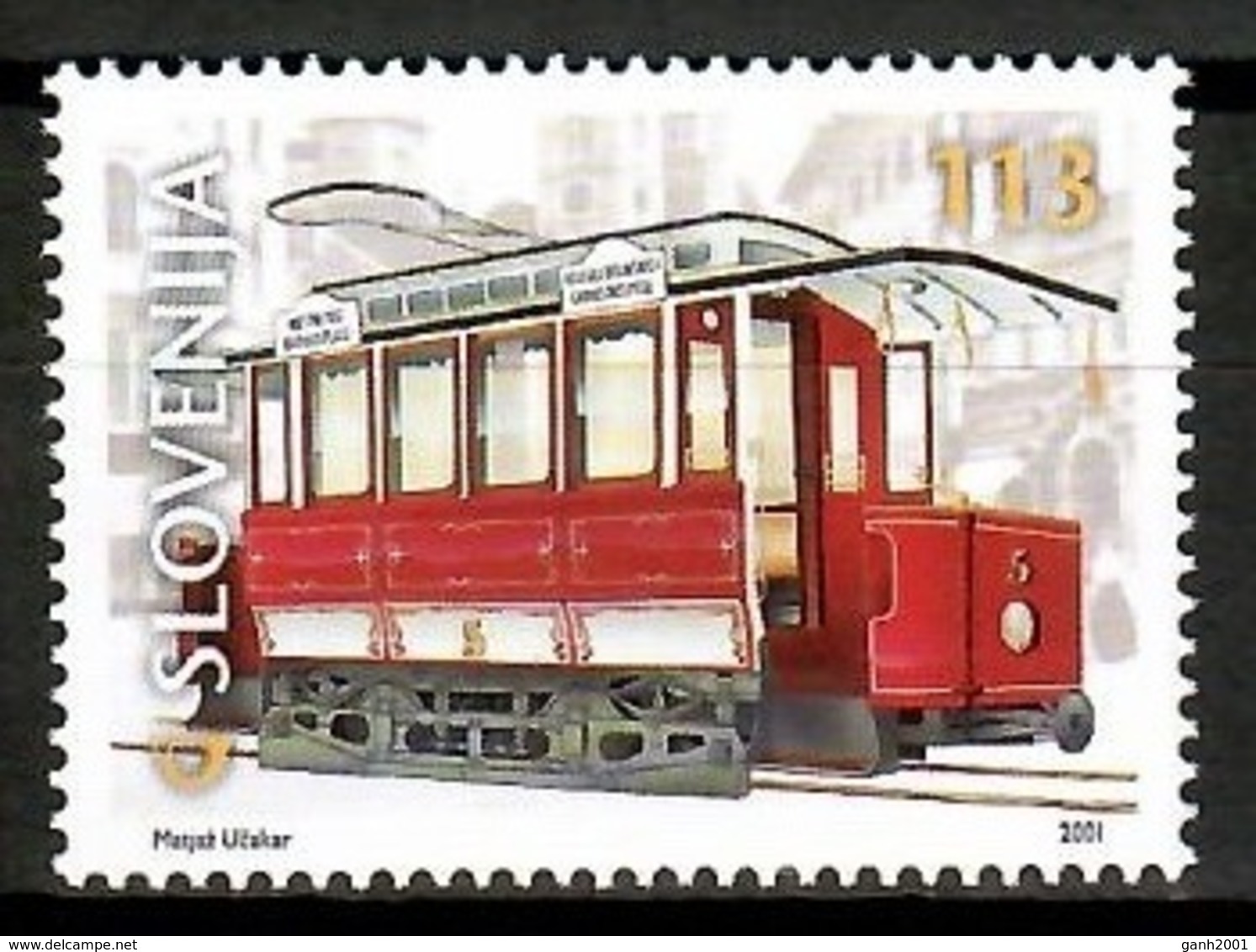 Slovenia 2001 Eslovenia / Transport Tram MNH Transporte Tranvía / Cu14011  4-18 - Tranvías