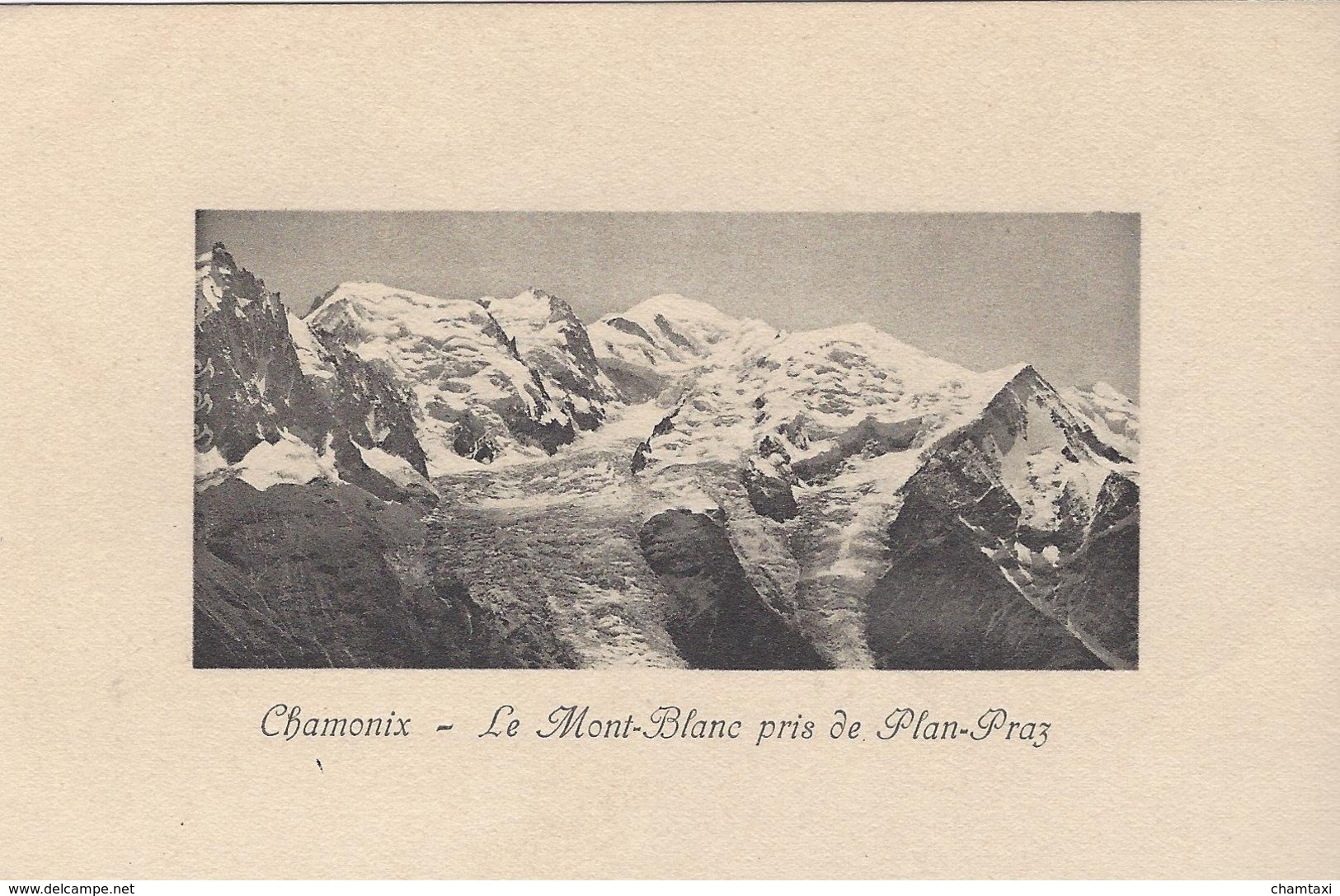 74 CHAMONIX MONT BLANC GLACIER DES BOSSONS GLACIER TACONNAZ LE MONT BLANC PRIS DE PLANPRAZ  Editeur JULLIEN FRERES - Chamonix-Mont-Blanc