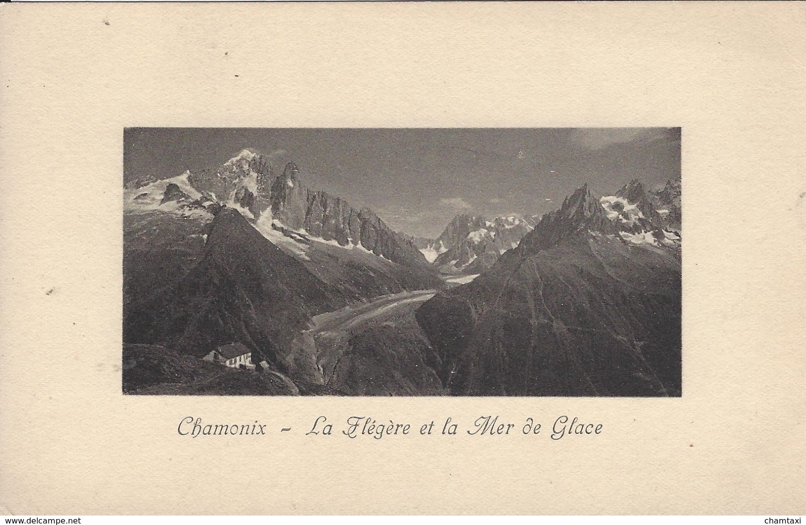 74 CHAMONIX MONT BLANC CHALET DE LA FLEGERE GLACIER DE LA MER DE GLACE  Editeur JULLIEN FRERES - Chamonix-Mont-Blanc