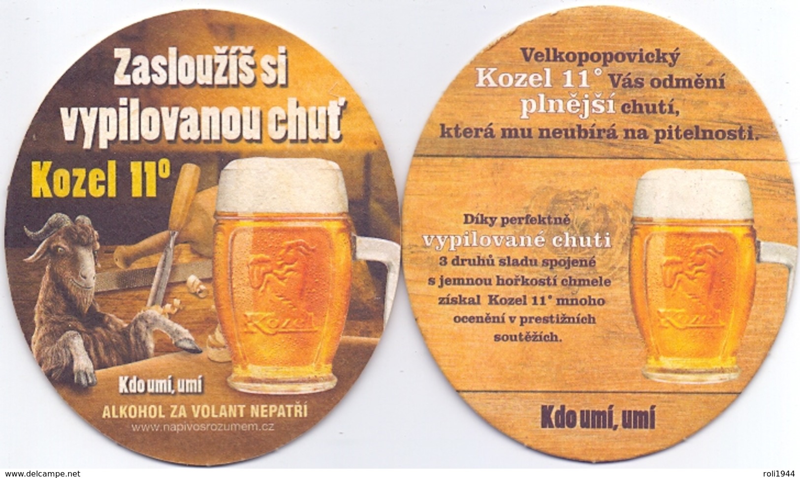 #D239-015 Viltje Kozel - Bierdeckel