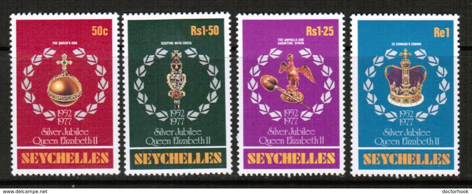 SEYCHELLES   Scott # 380-7a** VF MINT NH INCLUDING Souvenir Sheet (SS-495) - Seychelles (1976-...)