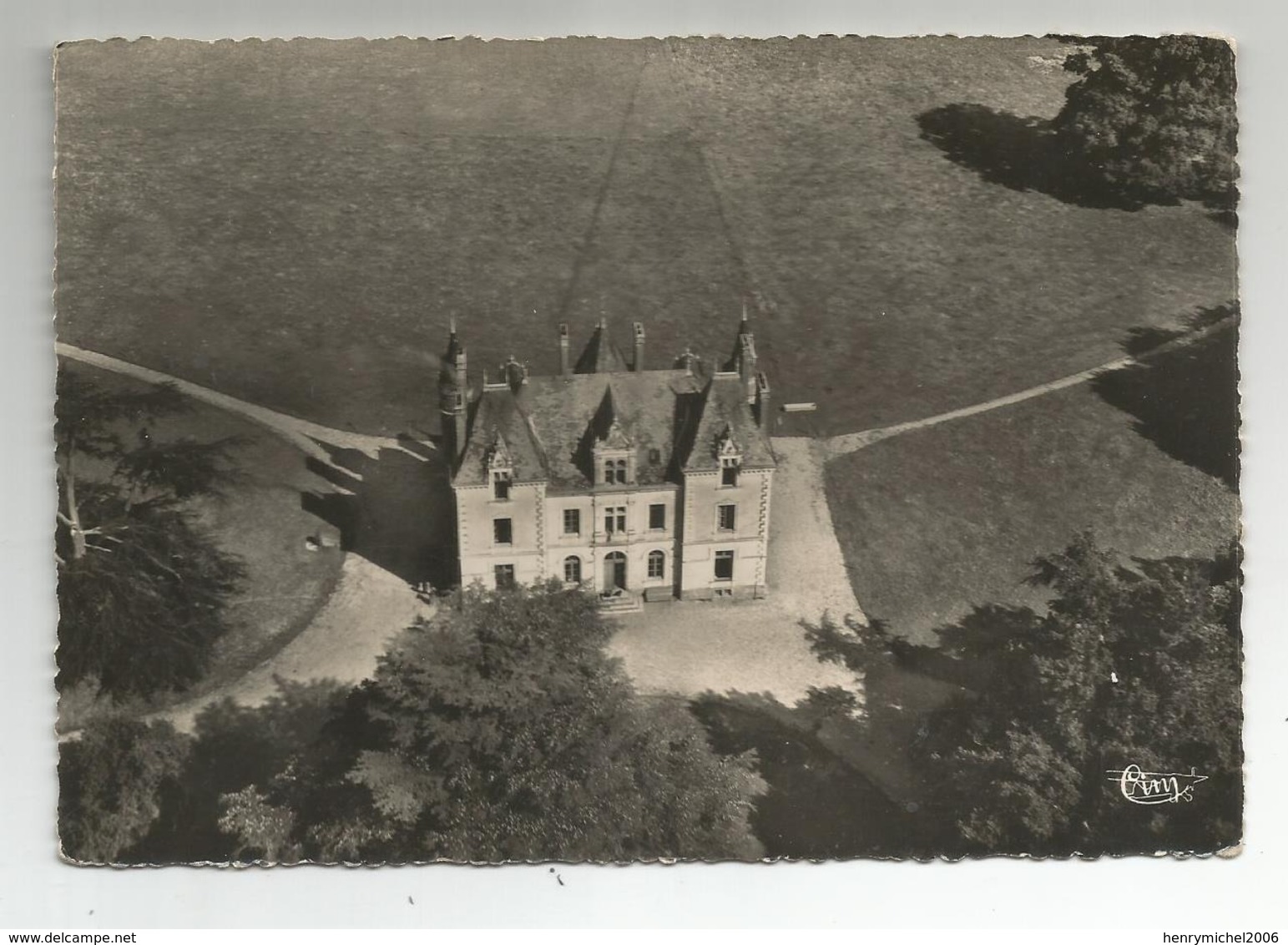 53 Mayenne Chemaze Chateau Des Ecorses Vue Aérienne - Sonstige & Ohne Zuordnung