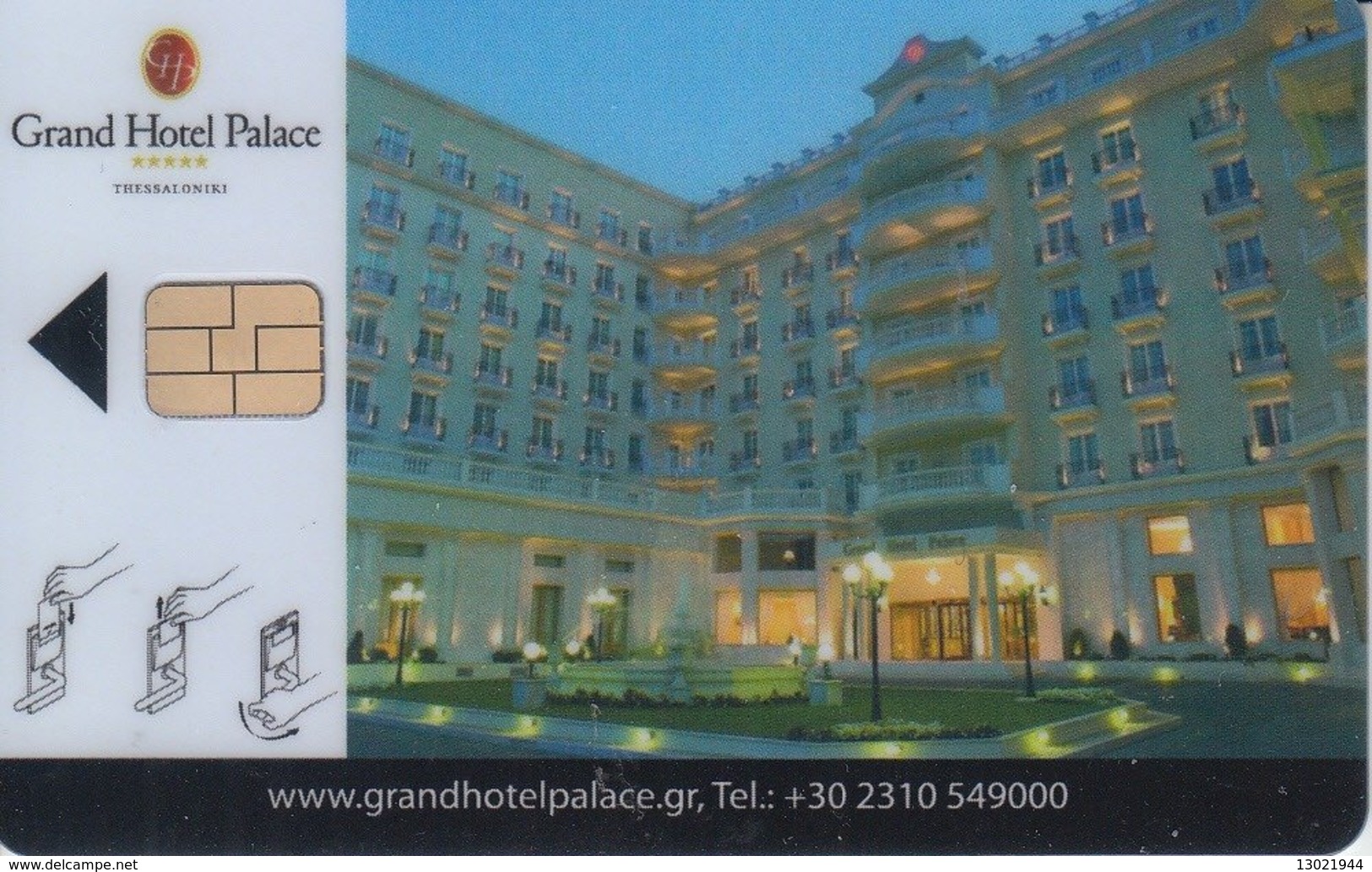 GRECIA KEY HOTEL  Grand Hotel Palace - Thessaloniki - Hotelkarten