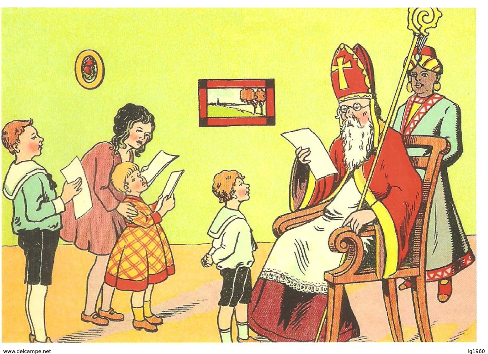 104) Saint-Nicolas - Sinterklaas - Zeer Goede Staat - L'état Très Bon ! - 10 X 15 Cm - San Nicolás