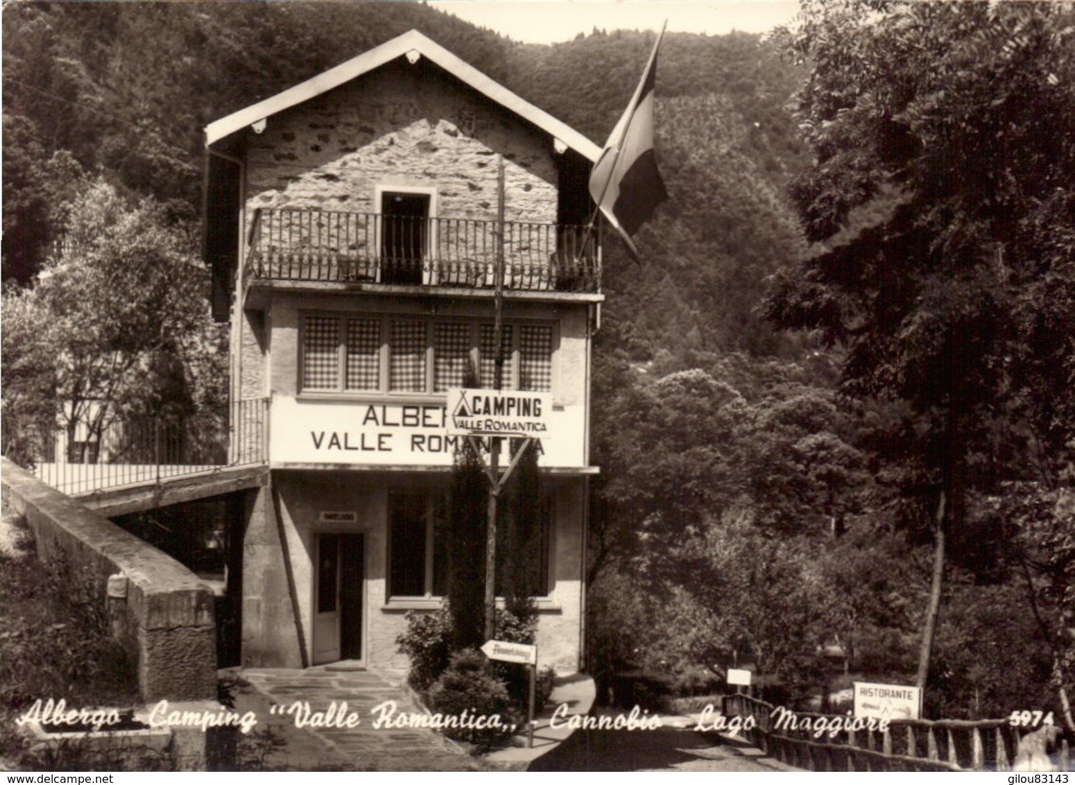 Italie, Cannobio, Camping Valle Romantica      (bon Etat) - Altri & Non Classificati