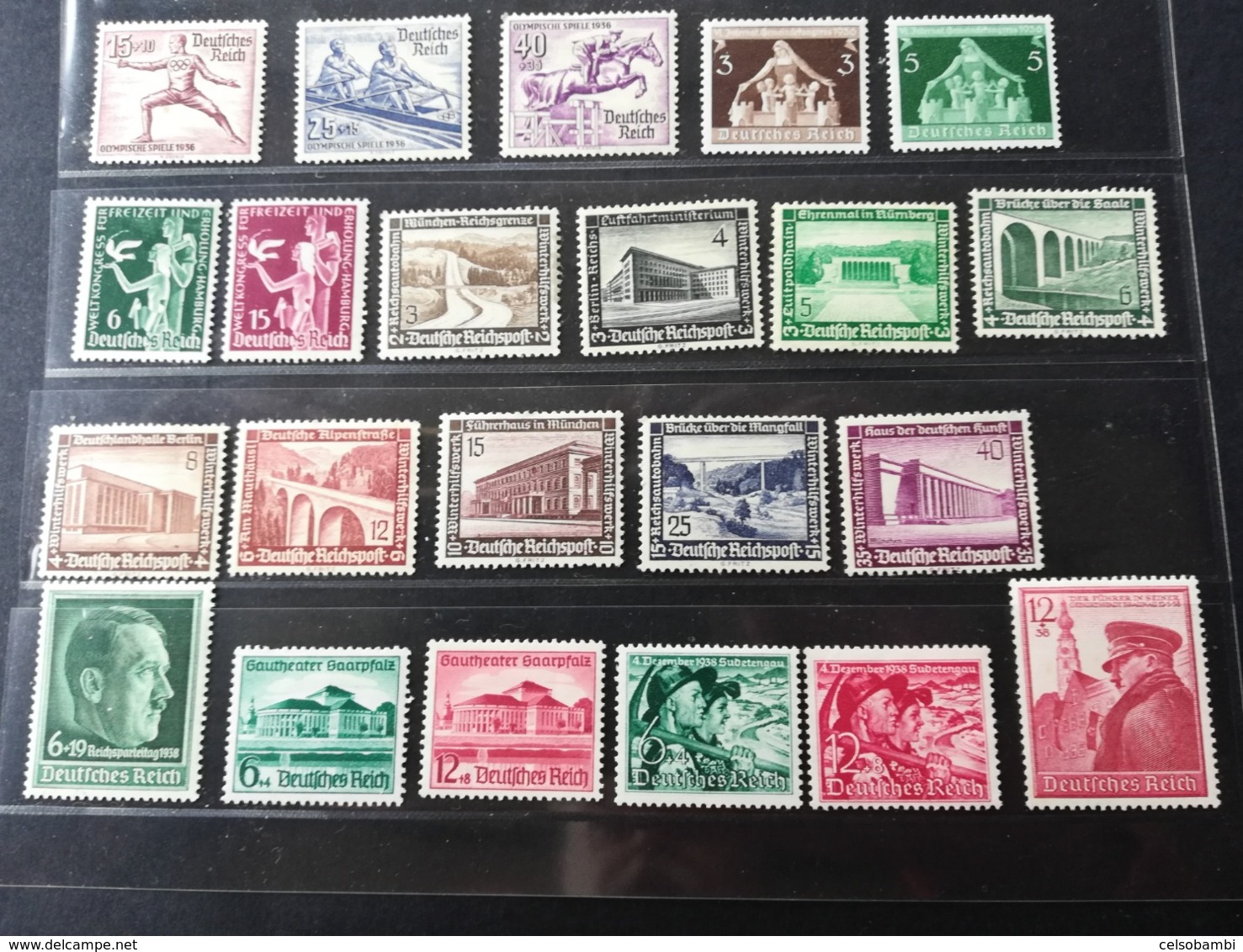 GERMAN EMPIRE: 1934-1939  MH -MNH CV 100 Euros - Ungebraucht