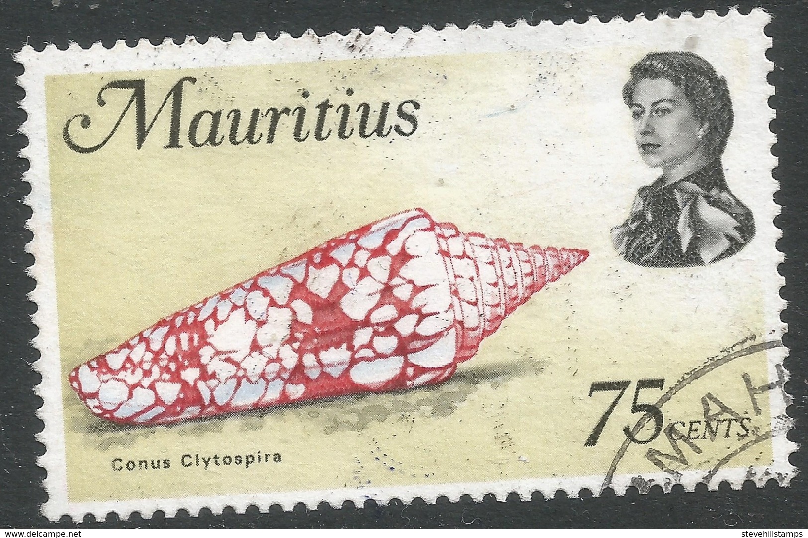 Mauritius. 1969 Sealife. 75c Used. SG 487 - Mauritius (1968-...)