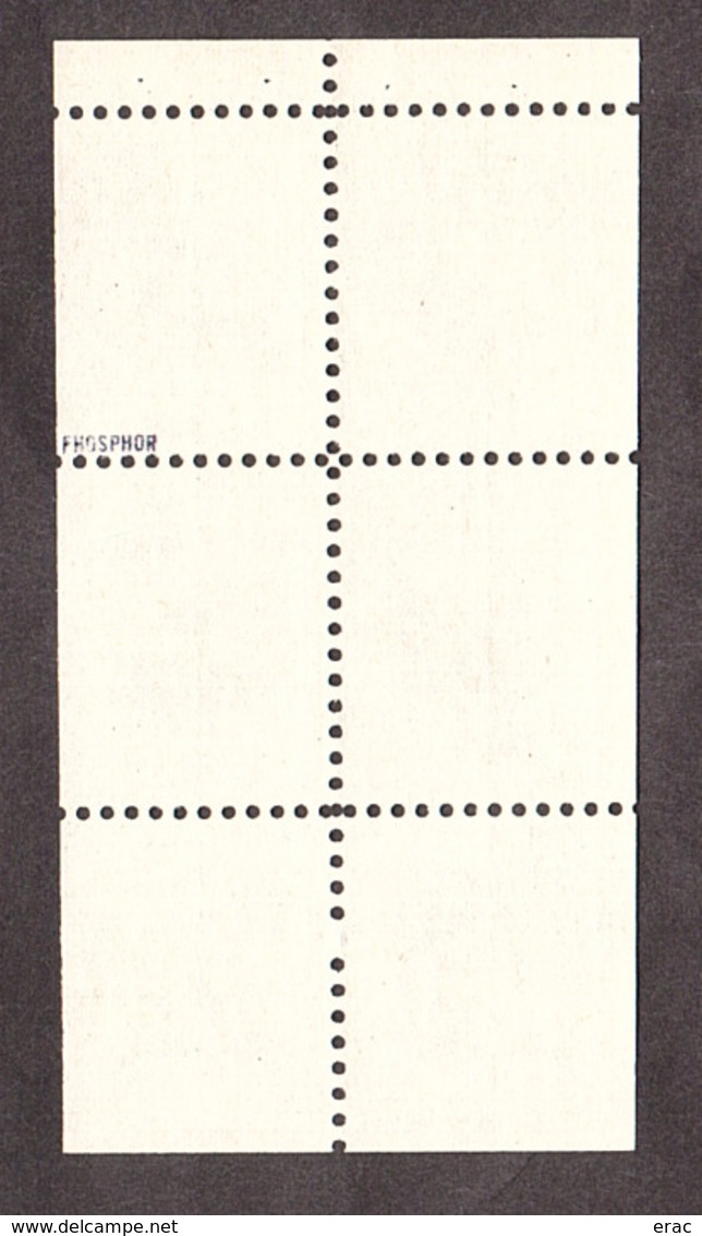 USA - 1962 - Variété : Dentelure Et Massicotage Légèrement Décalés - Bloc De Carnet 5 Tp + Vig."Zip Code" - N° 741 ** - 2. 1941-80