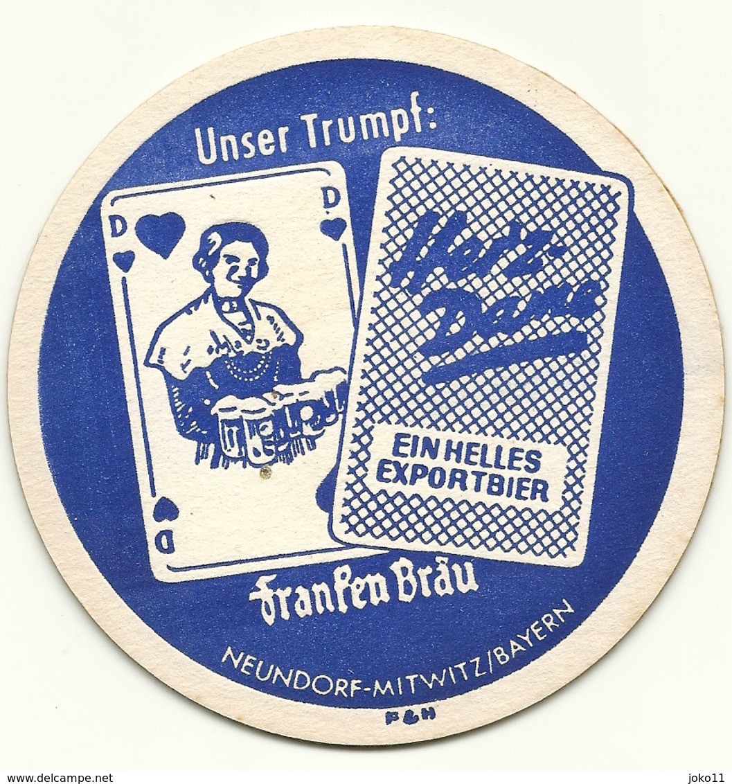 Bierdeckel, Franken Bräu Neundorf-Mitwitz - Bierdeckel