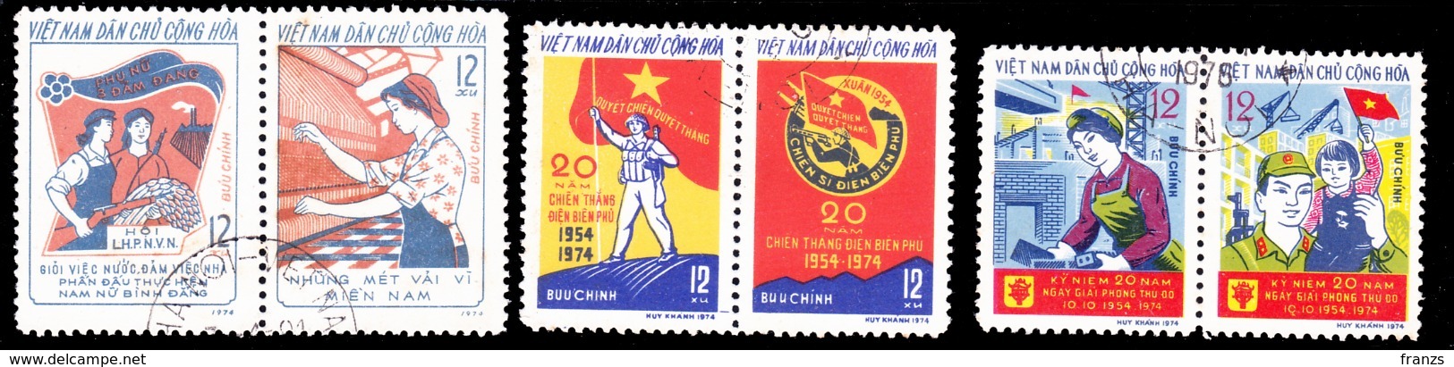 Vietnam North 1974 Michel # 759-60,761-62,776-67 Cancel NH, - Vietnam